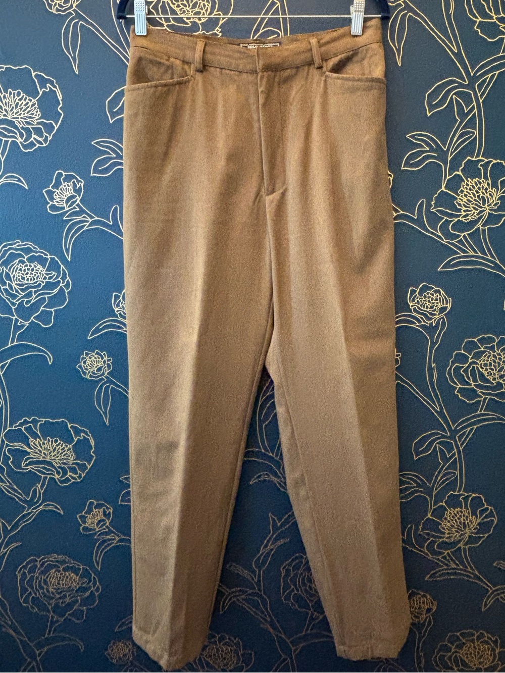 VINTAGE wool POLO SPORT women’s high waist Pant SLACKS 8-10-12